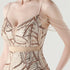 Graceful Sequin Embellished Mesh Mermaid Maxi Dress